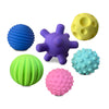 Set de 6 Pelotas sensoriales con texturas