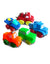 Set de 5 carritos con llantas Super Trucks