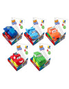 Set de 5 carritos con llantas Super Trucks