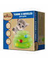Media Docena de Juguete Torre para Gato en 3 niveles